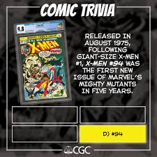 What metal alloy has wolverine's skeleton been reinforced with? Cgc Comics Hey Comic Fans Welcome Back To Cgctriviatuesday And We Are Here To Announce The Correct Answer To Our Issue 66 X Men Question D 94 Released In August 1975 Following