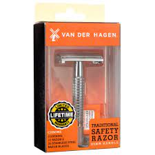 van der Hagen Traditional Safety Razor with 5 Blades - Walmart.com