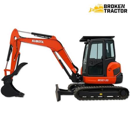 Kubota KX121-3S-6-IN-1BLADE Mini Excavator
