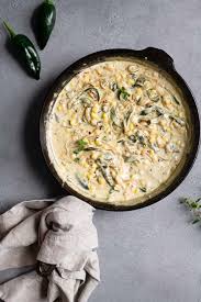 Melt butter in the pan and then add onions. Vegan Rajas Con Crema The Curious Chickpea