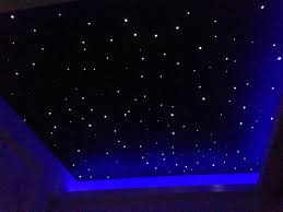 Ceiling star kits have even fibers or those with assorted width fore a more pragmatic astronomical occurrence. Fibre Optic Starlight Ceiling In Small Movie Room Minimalistisch Sonstige Von Ld Ceilings