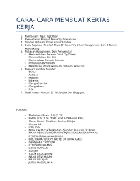 Cara buat reference dari surat khabar. Doc Cara Cara Membuat Kertas Kerja Amirul Naim Academia Edu