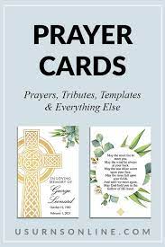 The same goes for a funeral or farewell where instead of grieving, we can celebrate. How To Create Print Funeral Prayer Cards Urns Online