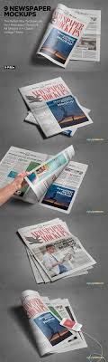 Tabloid Size Newspaper Mockups Vol 8 In 2020 Advertising Design Ad Design Mockup