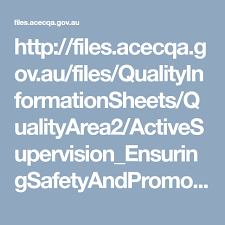 Http Files Acecqa Gov Au Files Qualityinformationsheets Qualityarea2 Activesupervision Ensuringsafetyandpromotingl Staff Training Leadership Safety Checklist