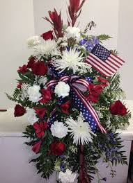 Maybe you would like to learn more about one of these? Red White And Blue Tribute Floral Spray Roadrunner Florist Basket Express Phoenix Az Flower Delivery Funeral Flowers Cemetery Flowers
