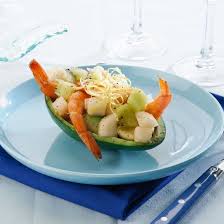 Avocat Farci Aux Crevettes Et Kiwi Recette Avocat Farci Aux Crevettes Avocat Farci Recettes De Cuisine