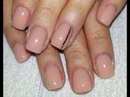But the latter isn't always true — and these incredible short acrylic nail designs are all the proof you. Short Nude Acrylic Nails Quick And Easy Nail Design Youtube