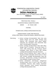 Kerjasama asean dalam bidang sosial budaya penyimpangan sekunder yaitu suatu perilaku seseorang yang menyimpang dan tidak bisa dterima oleh masyarakat setempat. Perdes Lembaga Kemasyarakatan Desa
