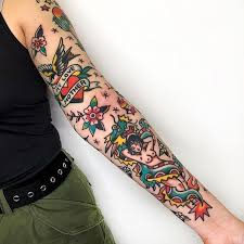 Tattoo By Pablo De Tattoolifestyle Traditional Traditionaltattoo Traditio Traditional Style Tattoo Traditional Tattoo Sleeve Tattoos For Women