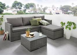 Herton kleines ecksofa (récamiere rechts), felsengrau. Kleine Loungegruppen Fur Den Balkon Haus Garten Onlineshop Loungemobel Polyrattanmobel Geflechtmobel Teakholz Exklusive Gartentrends