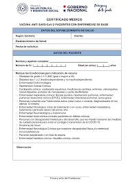 Todas las personas residentes en la comunidad de madrid que deseen ser vacunadas recibirán la vacuna que. Https Www Vacunate Gov Py Certificado Enfermedad Base Pdf