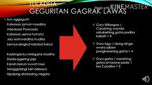 Desember 16, 2013 tiraantika tinggalkan komentar. Materi Geguritan Eny Lestari S Pd Youtube