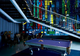 We did not find the glass ceiling an issue (as mentioned by others). Billiard Room The Sanderson Hotel The Collection Events