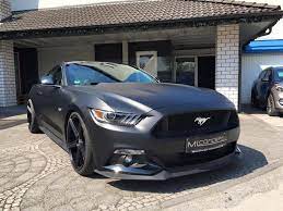 Interessiert an mehr gebrauchten autos? Ml Concept Mattschwarz Folierung Am Ford Mustang Gt