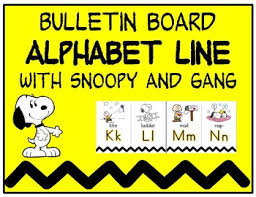 Delivery free on all uk orders over £10. Alphabet Abc Line For Bulletin Board With Snoopy And The Peanuts Gang 1 2sheet