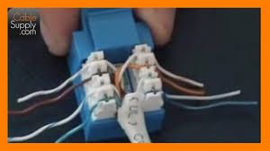 For best results, we recommend that the connector be installed using. How To Cable A Computer Jack Rj45 Cat 5e Youtube