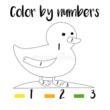 Free printable worksheets for toddlers age 2. Color By Numbers Printable Worksheet Educational Game For Children Toddlers And Kids Pre School Age Stock Vector Illustration Of Classes Abstract 162575828