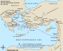 Read this to the class and then write notes to mail to the missionary. Apostle Paul S Second Journey Large Map