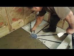 How To Install Shower Pre Slope Step By Step D I Y The Easy Way Youtube Diy Shower Pan Shower Pan Liner Shower Pan Installation