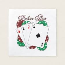 Poker Ace Playing Cards Napkins Zazzle Com In 2020 Cards Playing Cards Personalized Paper Napkins
