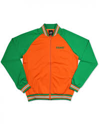 Florida A M University Famu Jogging Top Orange Green Size 4xl Jacket Tops Mens Jogging Suits Jackets