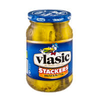 Spicy bread and butter pickles begin by soaking the cucumbers in a salt water brine overnight or longer. Vlasic Sandwich Stackers Pickles Bread Butter 16oz Jar Garden Grocer