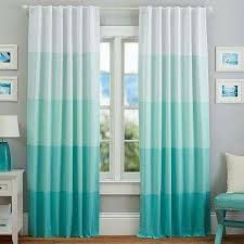 Under The Sea Aqua Green Mint Stripe Ombre Curtains Ocean Themed Bedroom Classy Rooms Curtains
