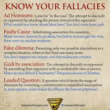Annual Logical Fallacy Clinic With Images Logical Fallacies Ad Hominem Critical Thinking