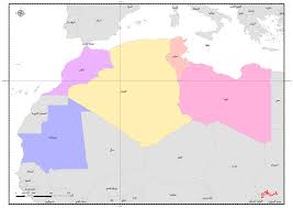 خريطة المغرب العربي بالتفصيل | المرسال