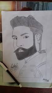 Ho Baaki Jo Hunda Marzi Ho Jave Veere Par Gaal Ni Kadni Par Gaal Ni Kadni Nvajish Alam S Drawing Parmish Verma Drawings Male Sketch Art