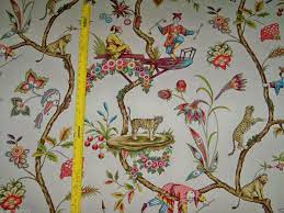 Check spelling or type a new query. Scalamandre Chinoise Exotique Chinoiserie Toile Fabric In Ecru