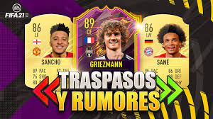 Fifa 21 Fichajes Confirmados Y Rumores Sane Griezmann Jadon Sancho Youtube