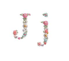 Floral monogram letters embroidery pattern. Machine Embroidery Design Small Floral Letter J Dainty Flower Font Heiloom Monogram Stickdatei Ricamo A Macchina Broderie Numerique In 2021 Flower Machine Embroidery Designs Machine Embroidery Designs Floral Letters