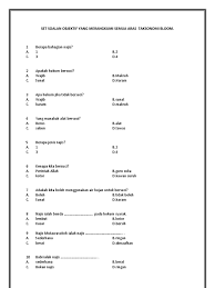 Set Soalan Objektif Yang Merangkumi Semua Taksonomi Bloom Pdf