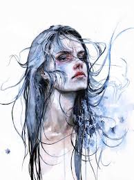 Las Pinturas Hechas Con Acuarelas De Agnes Cecile Agnes Cecile Watercolor Agnes Cecile Watercolor Portraits