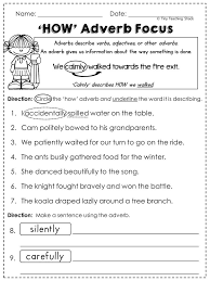 Scratch as a verb 4. Adjective And Adverb Worksheets With Answer Key Pdf