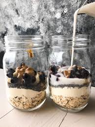 Overnight oats are raw rolled oats that have been soaked overnight with milk with a handful of other ingredients. 5 Minute Protein Overnight Oats Wellness For The Win