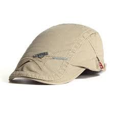 Men Classic Cotton Newsboy Berets Visor Cap Autumn Adjustable Snapback Hat England Style Cotton Beret Berets Cap England Fashion