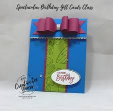 It's like having your own personal wendy's wallet. Birthday Present Gift Card Holder Stampers Showcase Blog Hop Creativelee Yours