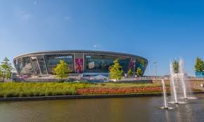 For the volleyball club, see vc shakhtar donetsk. Donbass Arena Donetsk Ukraine 14 Marz Shakhtar Donetsk Die Neue Fussball Stadion Feiert Der 75 Jahrige Fussball Club Schachtjor Donezk 14 Marz 2009 In Donetsk Ukraine Lizenzfreie Fotos Bilder Und Stock Fotografie Image 13824514
