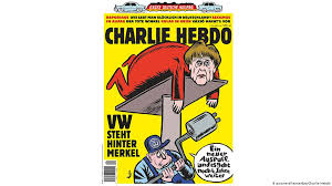 The headline of this week's cover translates into: Charlie Hebdo Slams Merkel In First German Edition Culture Arts Music And Lifestyle Reporting From Germany Dw 01 12 2016