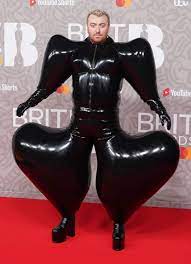 Sam Smith posing at the Brit Awards : r/funny