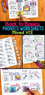 Vce Phonics Worksheets Silent E Worksheets Phonics Worksheets Vce Words Phonics