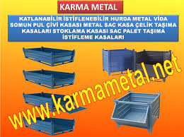 Metal Sac Tasima Kasasi Kasalari Kasa Celik Istifleme Sandigi Sandiklari Sandik Egimli Paleti Palet Sevkiyat Metal Kasa Alti Acilir Kasa Sev Sandik Metal Kafes