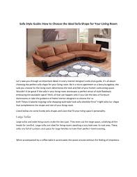 Timeless icons from knoll and contemporary chairs from gus* and blu dot, round out a collection of modern living room chairs, designed for kicking back and taking it easy. Sofa Style Guide How To Choose The Ideal Sofa Shape For Your Living Room By Satorie Issuu