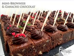 Mini Brownies Et Ganache Chocolat Mini Brownies Brownies Chocolat