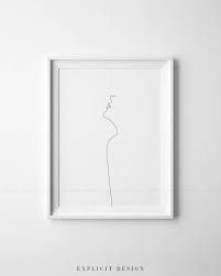 Black And White Profile Pictures Drawing Abstract Face Printable Minimalist Body Profile Art Simple Etsy In 2020 Face Line Drawing Line Drawing Drawing Set