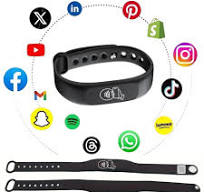 Amazon.com: Tap Wristband - NFC Tags Digital Business Card ...