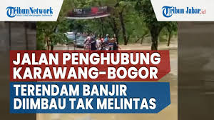 Kirimkan ini lewat email blogthis! Video Jalan Penghubung Karawang Bogor Terendam Banjir Di Dua Titik Sore Ini Diimbau Tak Melintas Tribun Jabar